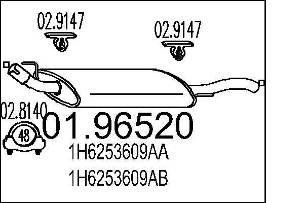 1H6 253 609 AA