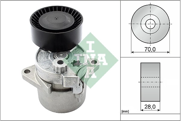 Натяжитель  INA  * МВ W202/210 M611 |Ruville-->55123/57529/INA->533001710