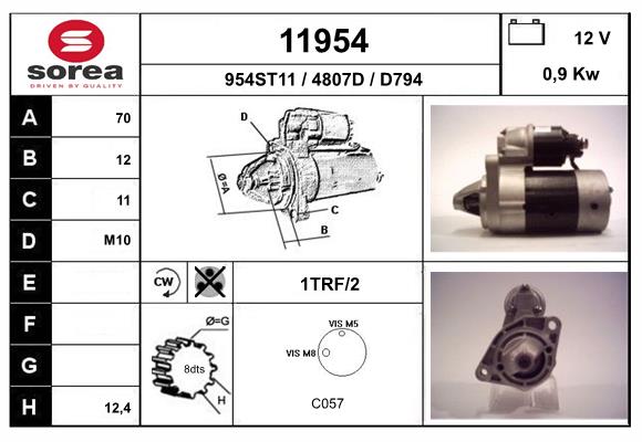 11954