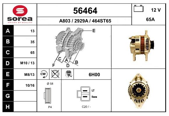 56464