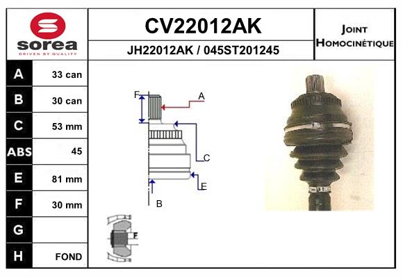 CV22012AK