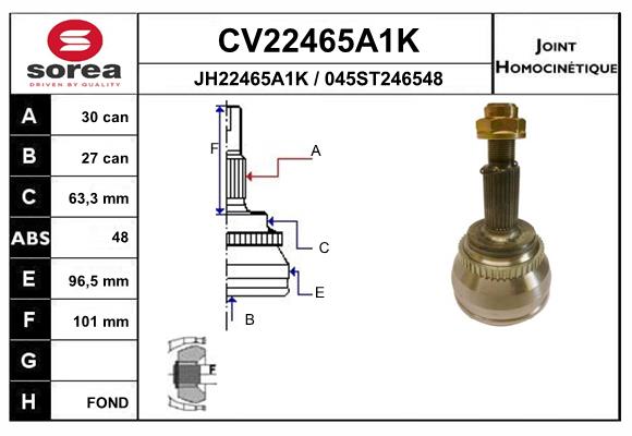 CV22465A1K