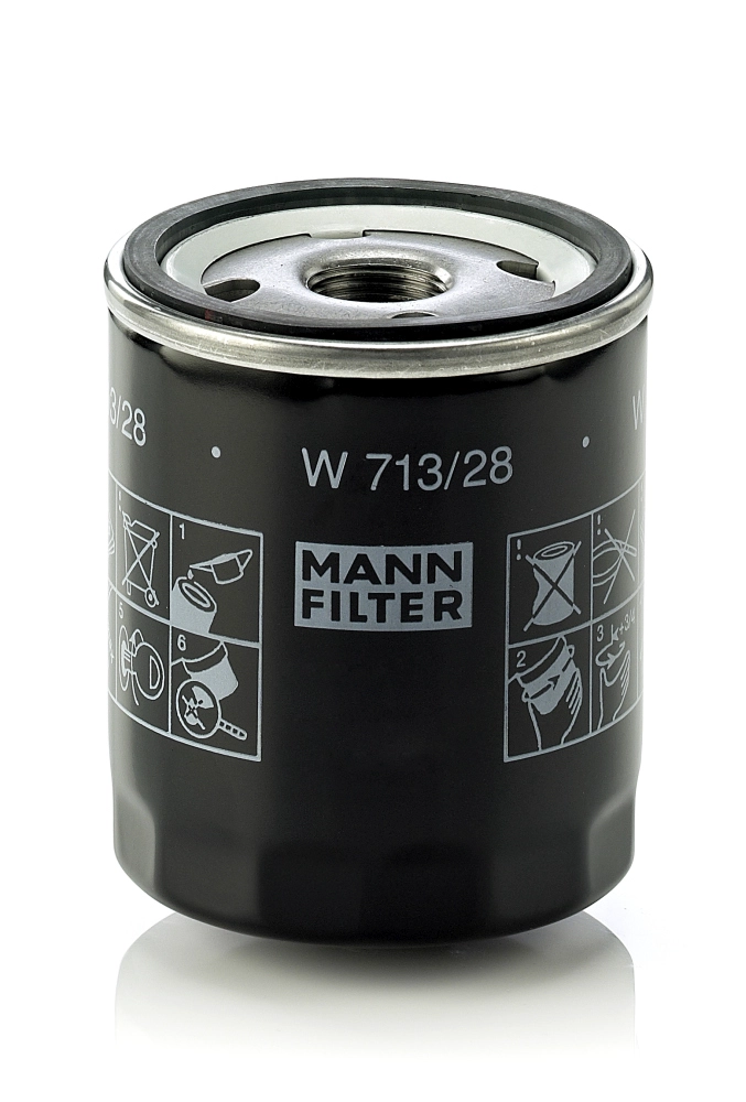 Фильтр Масло MANN |--->W713/28 /  Filtron - OP580/7