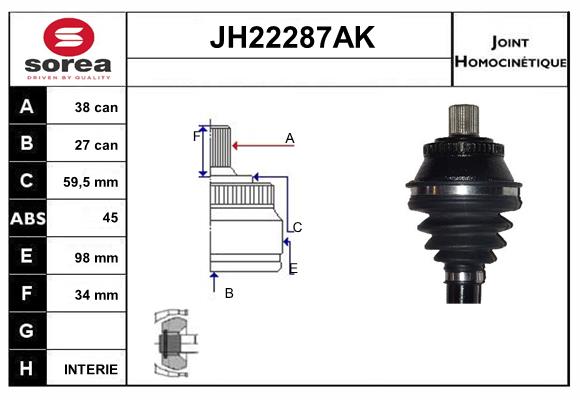 JH22287AK