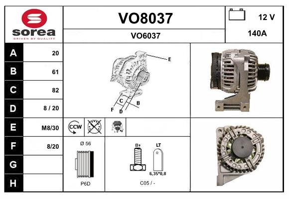 VO8037