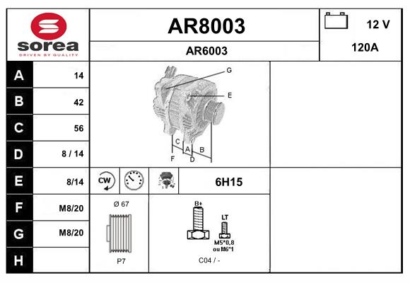 AR8003