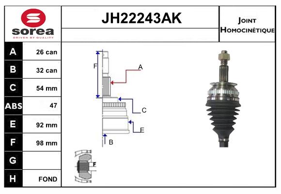 JH22243AK