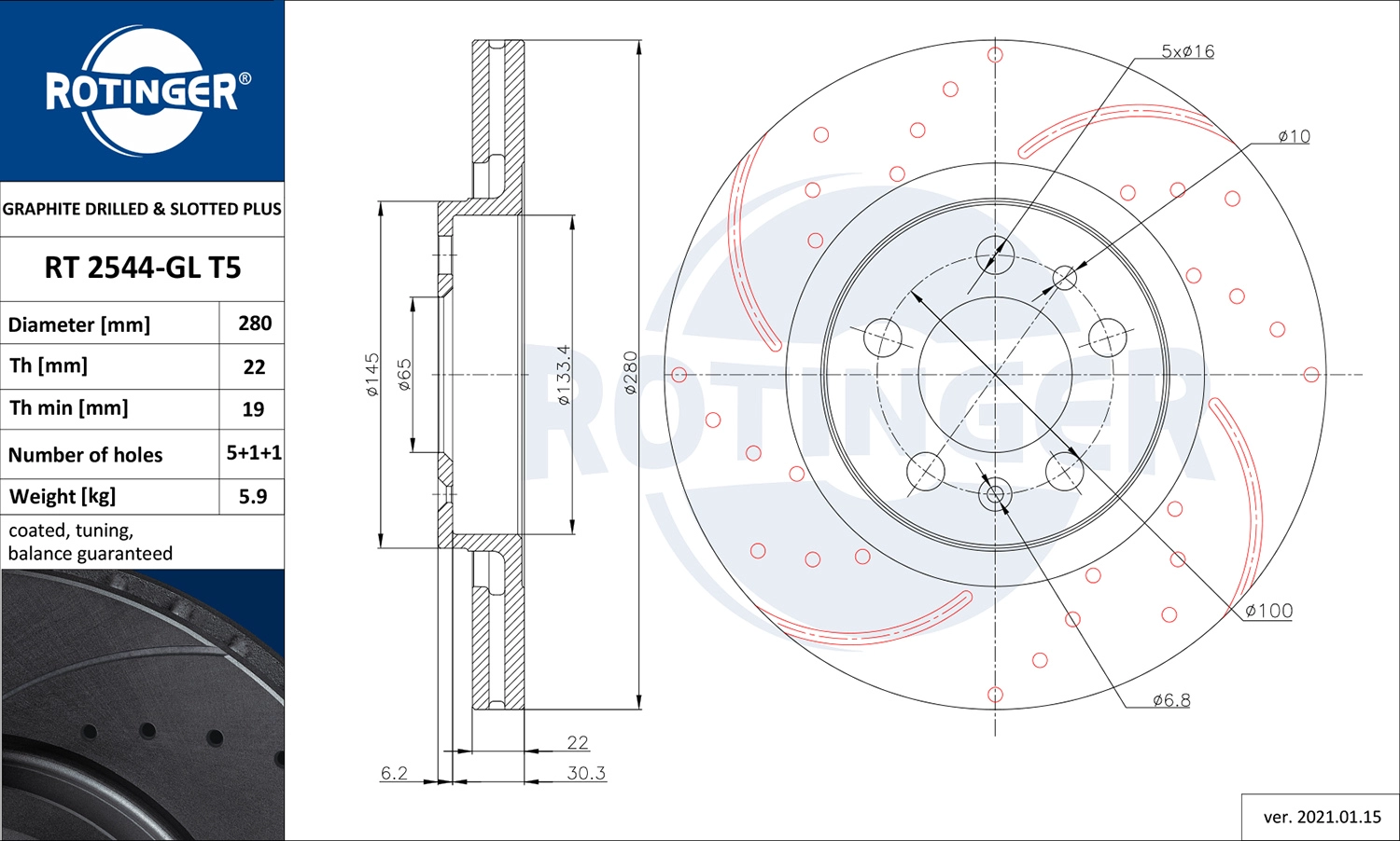 RT 2544-GL T5