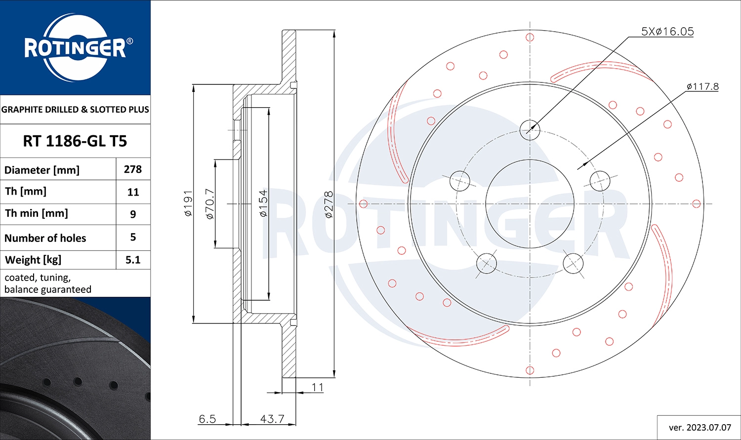 RT 1186-GL T5