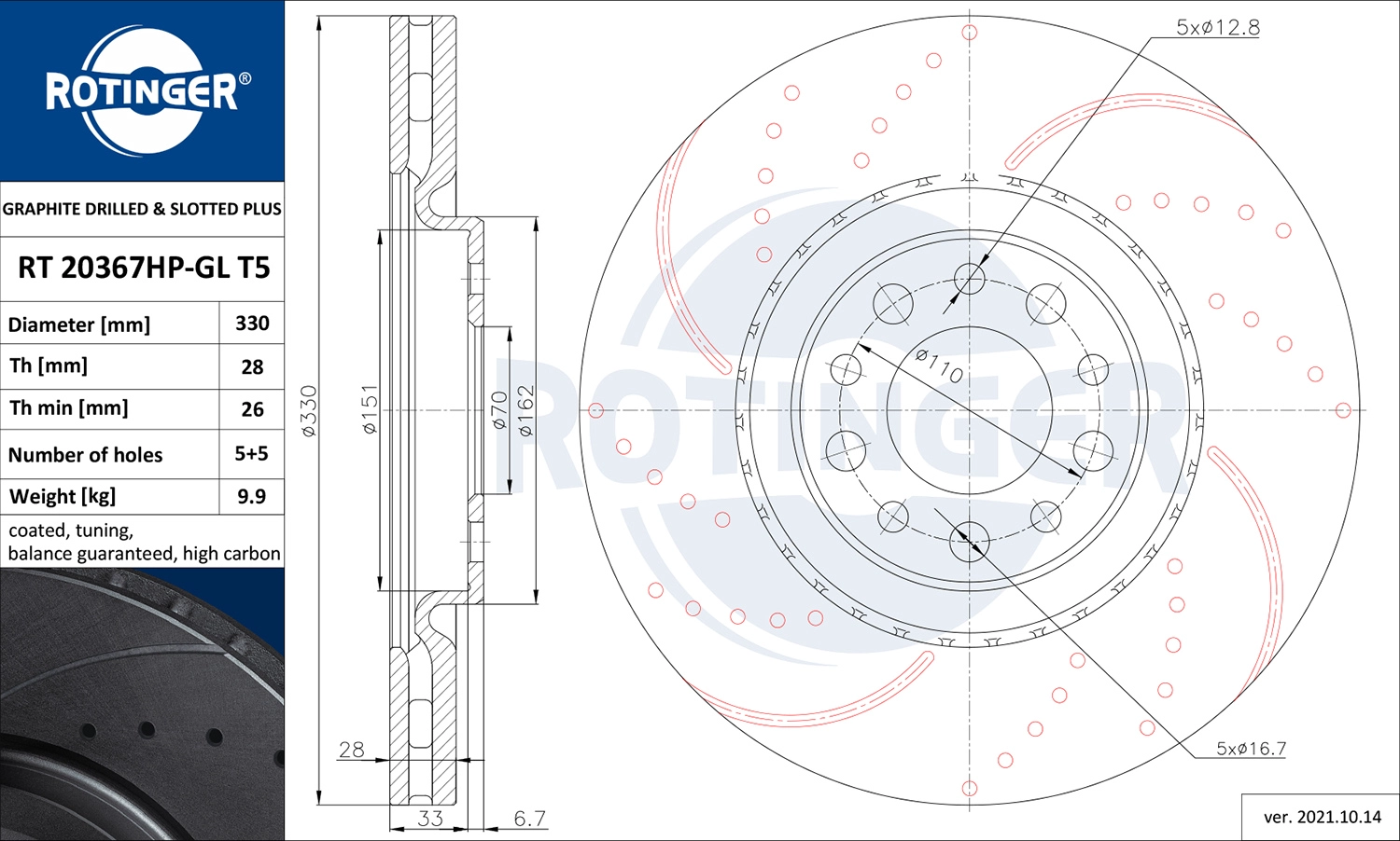 RT 20367HP-GL T5