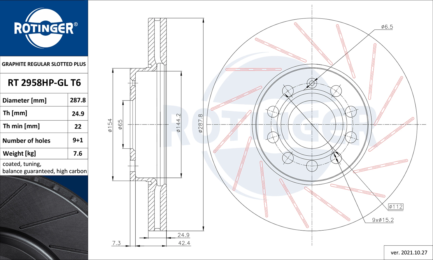RT 2958HP-GL T6