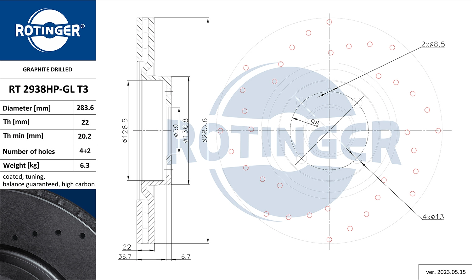 RT 2938HP-GL T3