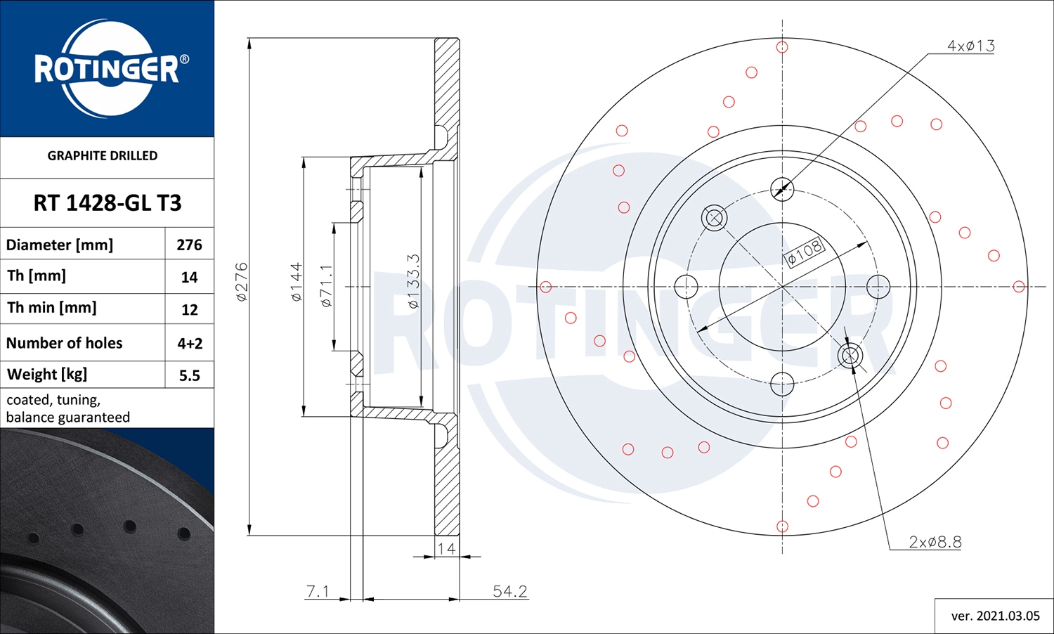 RT 1428-GL T3