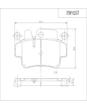 FBP4257